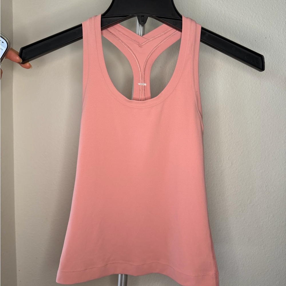 Lululemon Cool Racerback Nulu Tank Top Pink Puff
